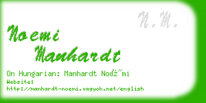 noemi manhardt business card